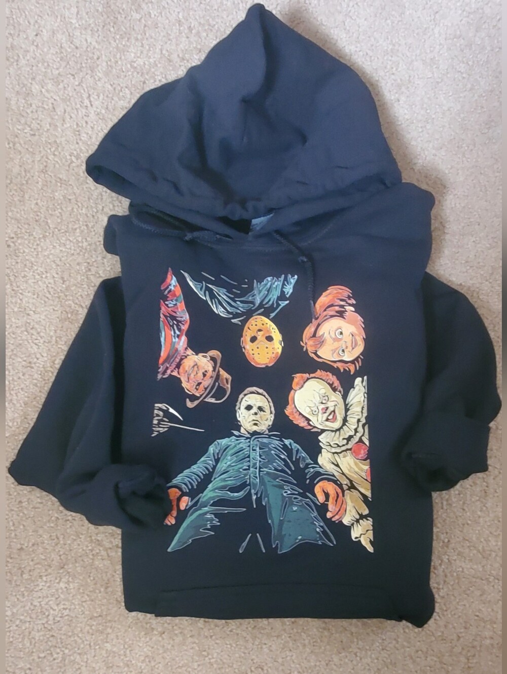 Horror Characters Graphic Hoodie